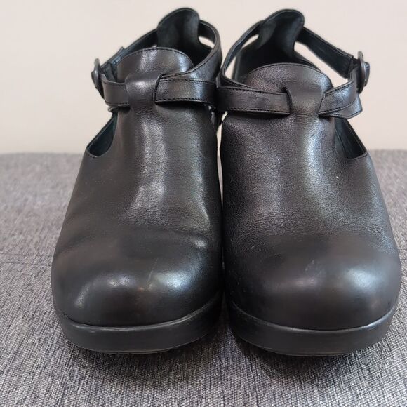 Dansko Women's Black Platform Wedge Clogs 1901020200 Sz Eur 38 - Picture 3 of 12